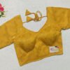 Yellow Color Russian Silk Blouse