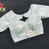 Silver Color Brocade Blouse