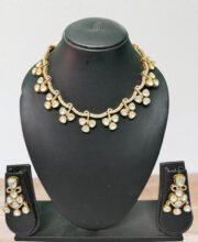 Kundan Necklace Set With Stone