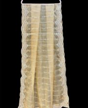 Golden Color Embroidered Organza Dupatta