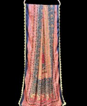 Multi Color Printed Mirror Work Dupatta