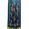 Blue Multi Color Printed Modal Silk Dupatta