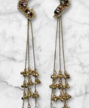 Gold Polish Kashmiri Ear-Ring