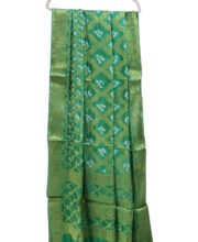 Sea Green Bandhni Printed Benarasi Dupatta