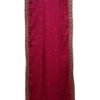 Magenta Color Chinon Silk Dupatta