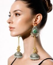 Dual Tone Kashmiri Jhumka