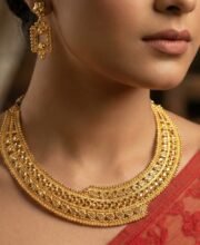 Gold Polish Necklace Set