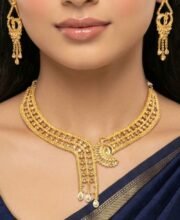 Gold Polish Necklace Set