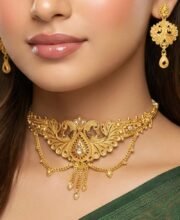 Gold Polish Choker Set