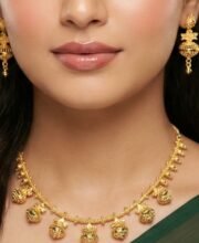 Gold Polish Necklace Set