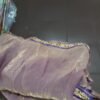 Mauve Color Organza Embroidered Saree